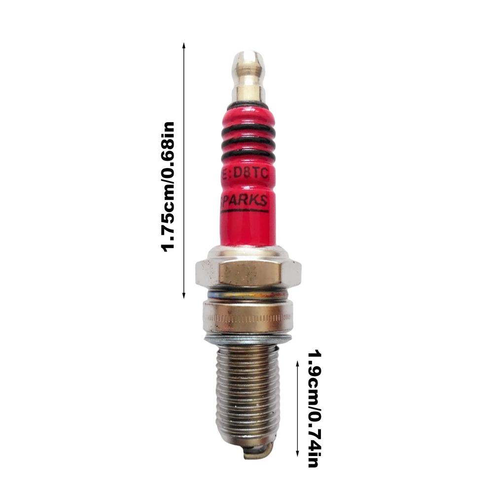 Motorcycle Spark Plug Motocross Kart Spark Plug Automotive Racing Spark Plug A7TC D8TC For SUV Go Kart Scooter Motorcycle