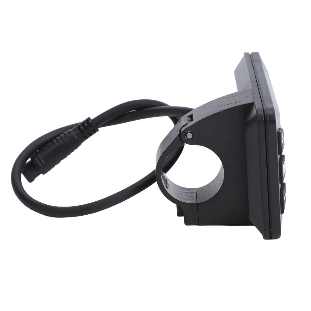 Electric Bike LCD Display Panel with G51 6P Water Proof Connector Speed Battery Level Display for Scooter Cycling