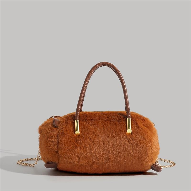 Luxury Fluffy Crossbody Bag For Women Fashion Multi-use Handheld Single Shoulder Daily Mini Purse