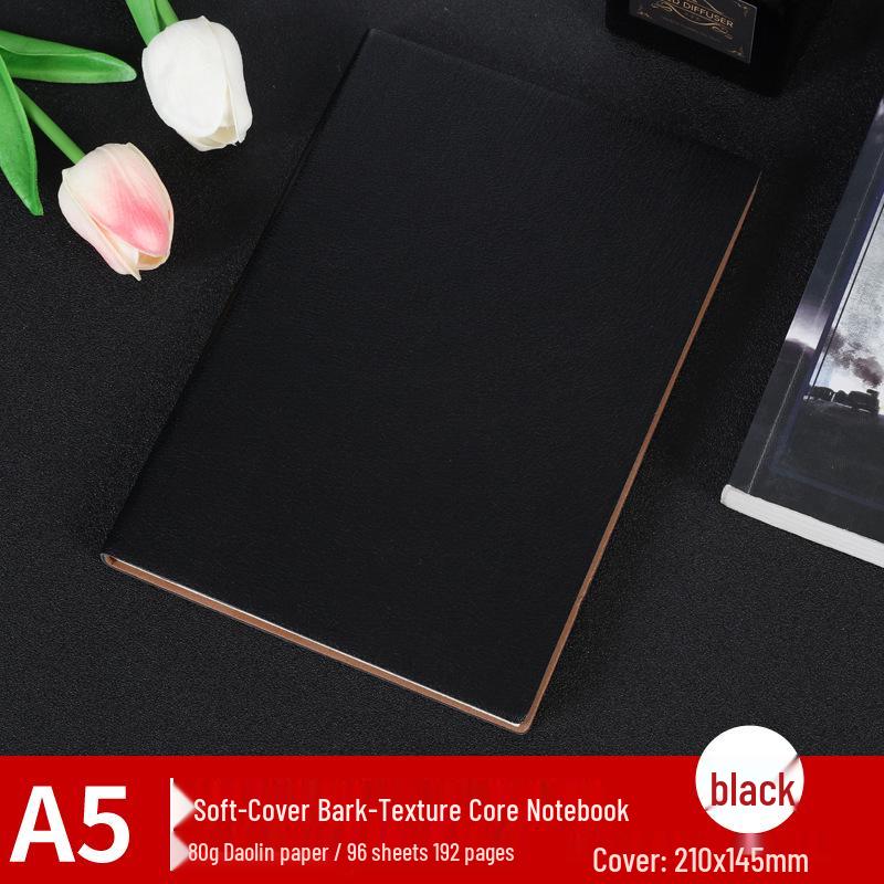 Buckle Premium Leather A5 Notebook Planner with Pen Holder - Portable and Simple for Office or Study Single Notebook