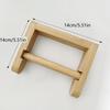 Toilet Paper Holder Bamboo Mounted Waterproof Wall-Mounted No Drill Shelf Toilet Storage Bathroom Organizer Bathroom