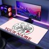 Custom Name,AFC Ajax Mouse Pad, Large Gaming Desk Mat, Non-slip XXL Mousepad for Laptop & Tablet, Mini PC Playmat with Stitched Edges