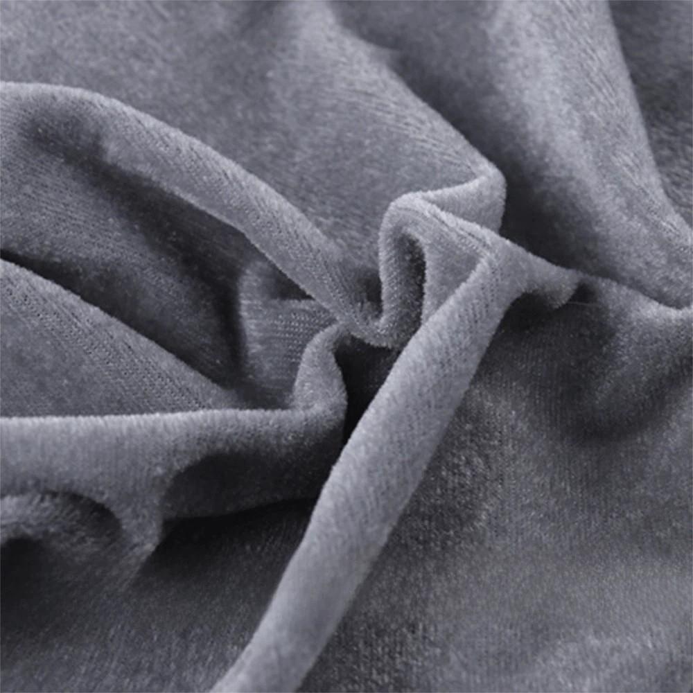 160*100cm Velvet Fabric Thicken Soft Table Cloth Curtain Fabrics Flannelette Solid Color Sewing Material