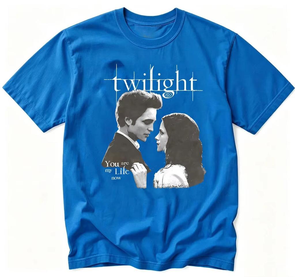 Summer 2026 Movie Twilight Edward Graphic T Shirt Unisex Unisex Harajuku Hip Hop Punk Tshirt Hip Hop Streetwear Oversized Tshirt