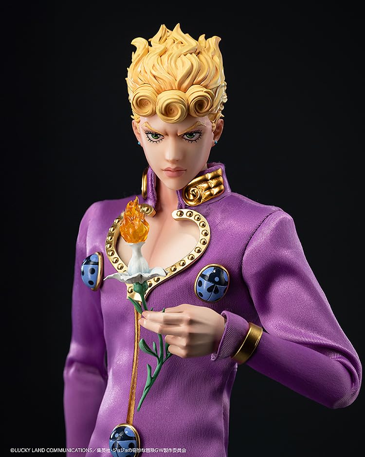 ThreeZero FigZero Anime "JoJo's Bizarre Adventure: Golden Wind" 16 Giorno Giovanna 16 Scale ABS & PVC & POM [cloth Costume] Painted Movable Figure