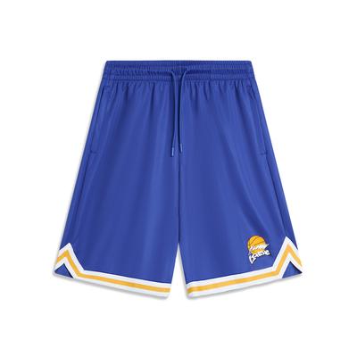 Li Ning Sports Lifestyle Series Comfortable Loose Casual Letter Sports Shorts Men Shorts Charcoal-Purple AKSU623-2
