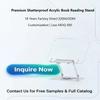 18-Year Factory Acrylic Reading Stand Ergonomic Height Adjustable Book Holder for Desk School Library Study Classroom Bulk
