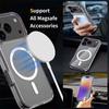 For  Wireless Charge Magnetic Case for For Iphone 17 17Air 17Pro Max Shockproof Transparent Shell PC Clear Cover for For Iphone17