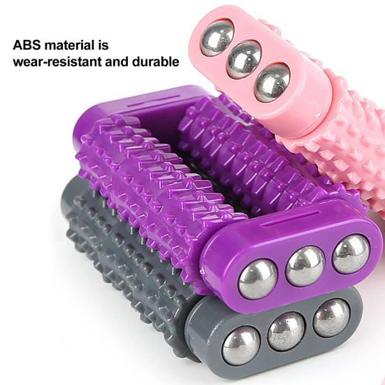 Hand Massager with Steel Ball Physical Therapy Trigger Point Deep Tissue Massager Portable Travel Massage Roller Spiky Grippie Stim Fidget Toy