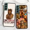Alf TV Series Phone Case For Samsung Galaxy S22 S25 Ultra S21 S10 Plus S26 Edge S20 S23 S24 FE Cover Silicone Soft TPU Clear