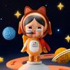 POP MART Crybaby Space Cat Big Size - Orange