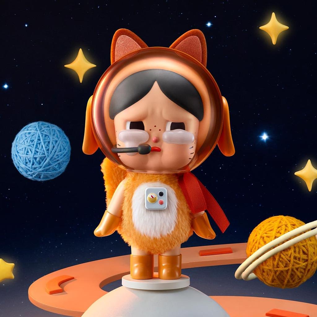 POP MART Crybaby Space Cat Big Size - Orange