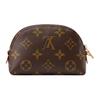 LOUIS VUITTON Coated Canvas Makeup Bag Women's Brown M25653