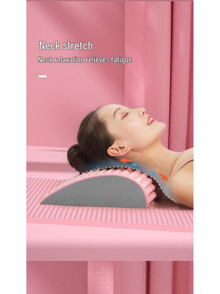Eva Headrest & Lumbar Relaxer – Thickened Massage Pillow for Adult Spine Exercise, Yoga, and Waist Support