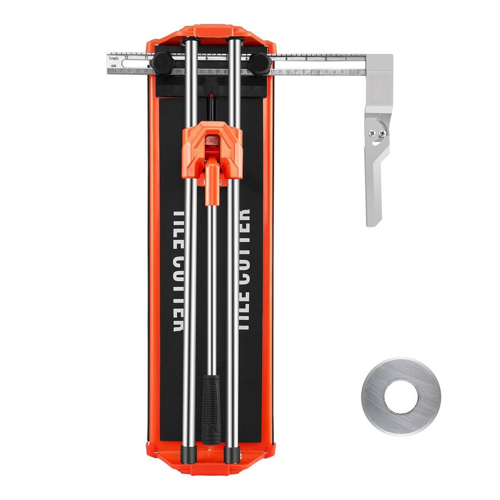 430mm Manual Tile Cutter for Wall & Polished Tiles,Double Rails for Precise Cutting, Tungsten Carbide Wheel,Non-Slip Handle,Anti-Displacement Pressure