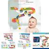 Childrens Bath Water Toy Set With Diy Track And Roller For Toddler Playwater Fun