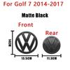 For Volkswagen Golf 7 MK7 Golf 7.5 MK7.5 140mm 135mm 113mm VW Logo ABS Emblem Car Hood Front Grill Rear Trunk Badge VW Accessory