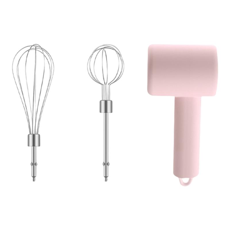 

Portable Handheld Eggs Beater with Comfortable Grip Stainless Steel 3 Speed Adjustments Mixer with Detachable Whisk 1