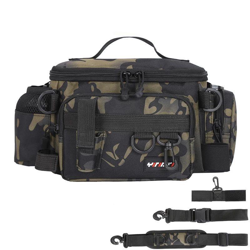 Multifunctionele Visuitrustingstas Waterdichte Haken Doos Hengelhouder Heuptas Sling Crossbody Pak Visaccessoires Tackle Tas Buitensporten
