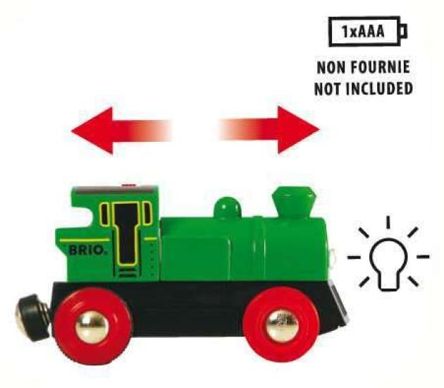 BRIO Power Locomotive 33595 (Green)