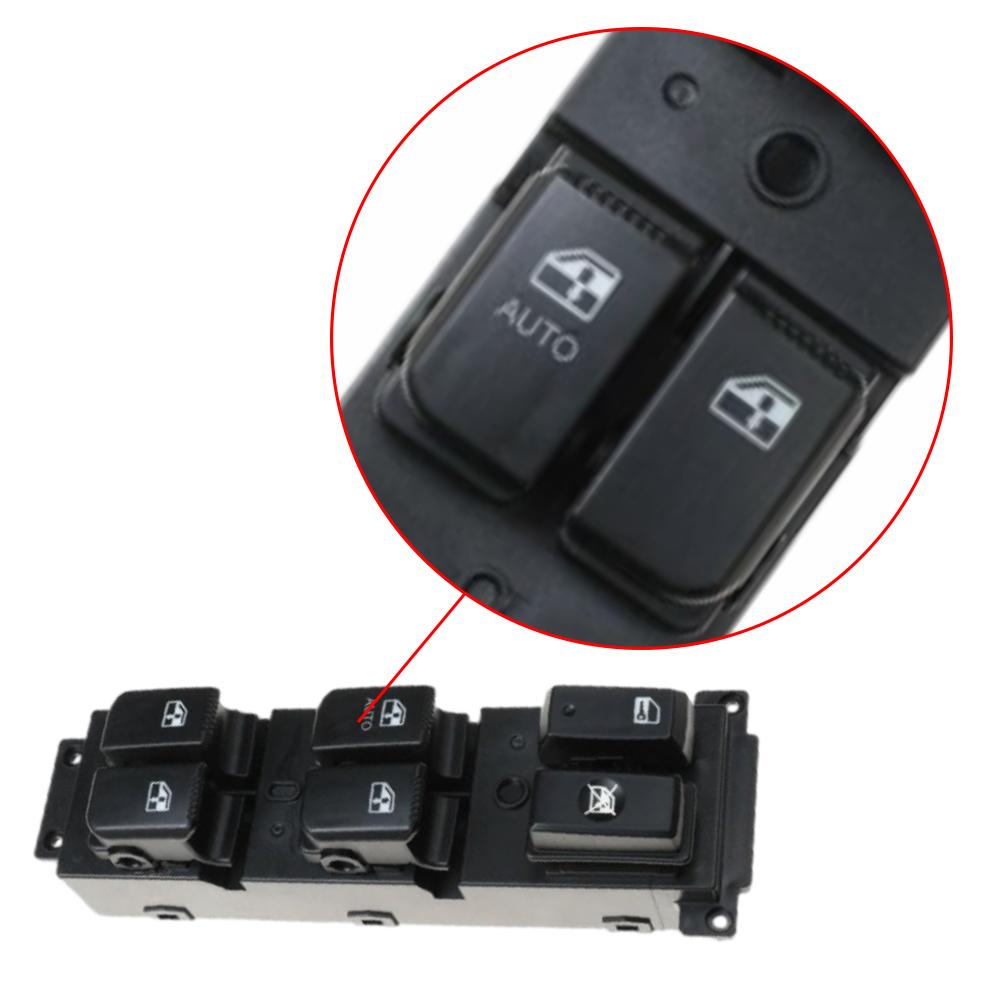 Left AUTO Master Power Window Switch Master Control Button 14pins Fit for Hyundai Santa Fe CM 2006-2012 93570-2B140