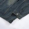 Retro Denim gewaschene Reversjacke: Vielseitig, Modisch, Lässig Hong Kong Stil.