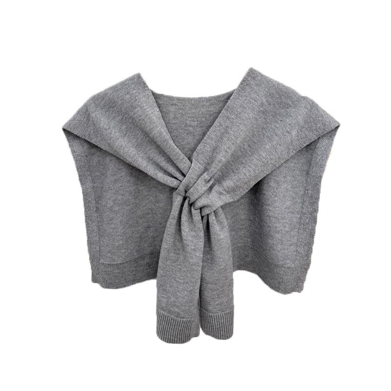 Korean Striped Shawl for Women - Lightweight Knit Cardigan for Spring, Summer, and Autumn; Ideal for Air-Conditioned Rooms