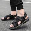 Fashion Summer Outdoor Breathable Comfort Slip on Open Shoes Casual Men Outdoor Sport Flat Sandals Shoes Soft Bottom Beach 2025