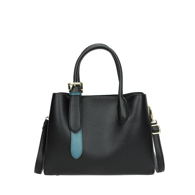 

Новая женская сумка через плечо большой вместимости, женская сумка с несколькими мезонинами, контрастного цвета, женская сумка среднего возраста синий