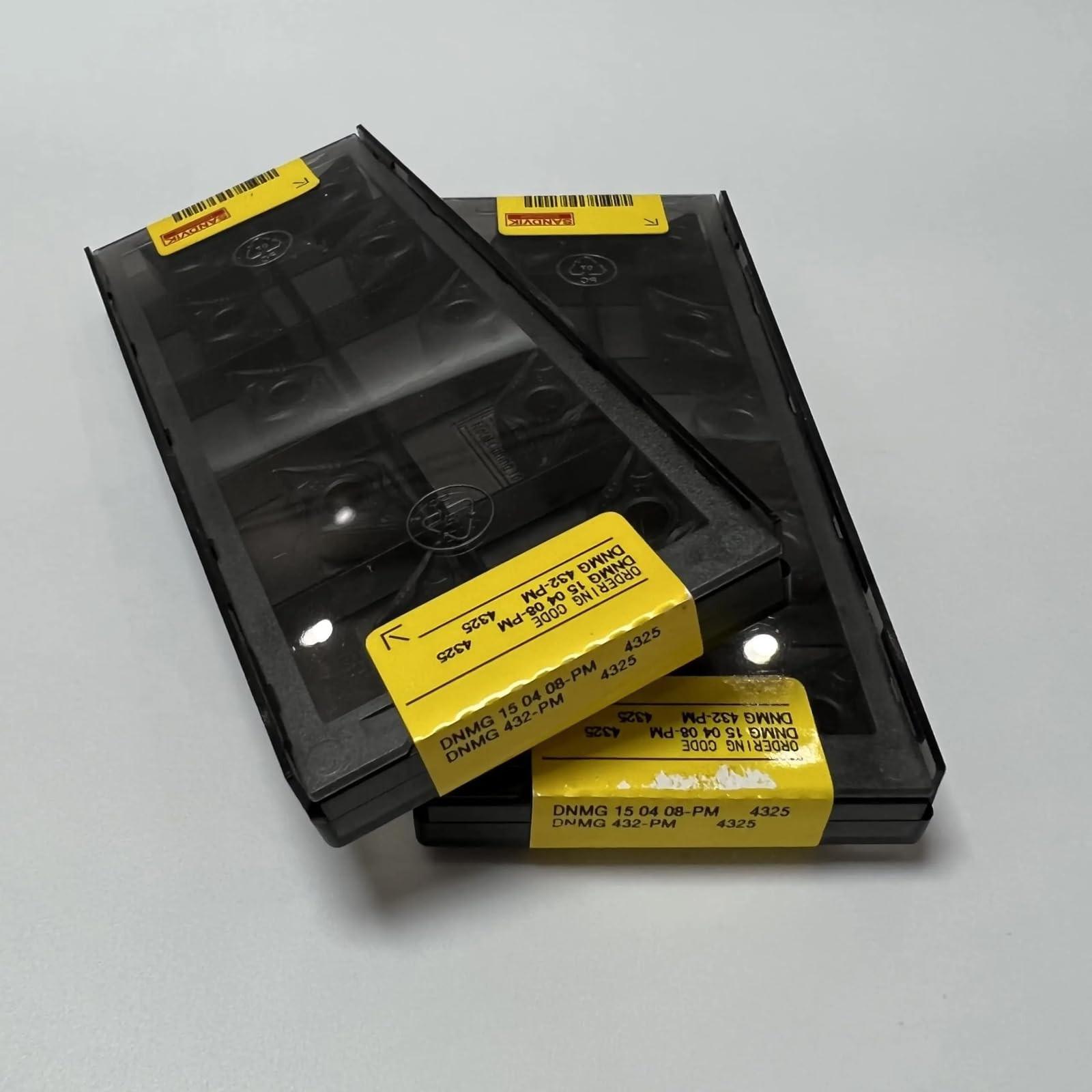 

Original Sandvik / DNMG150408-PM 4325 / CNC lathe carbide blade 10 PCS