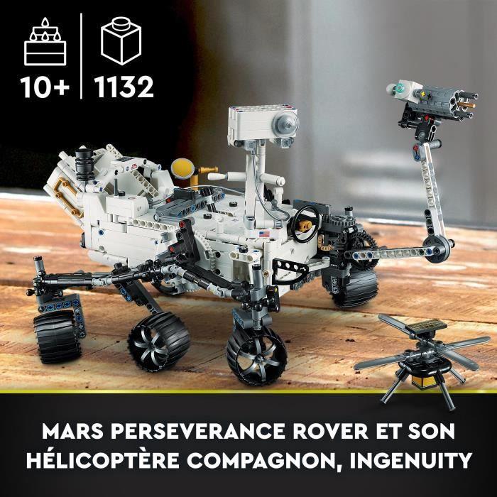 LEGO® Technic 42158 NASA Mars Rover Perseverance, Jouet Découverte de l'Espace, avec AR App