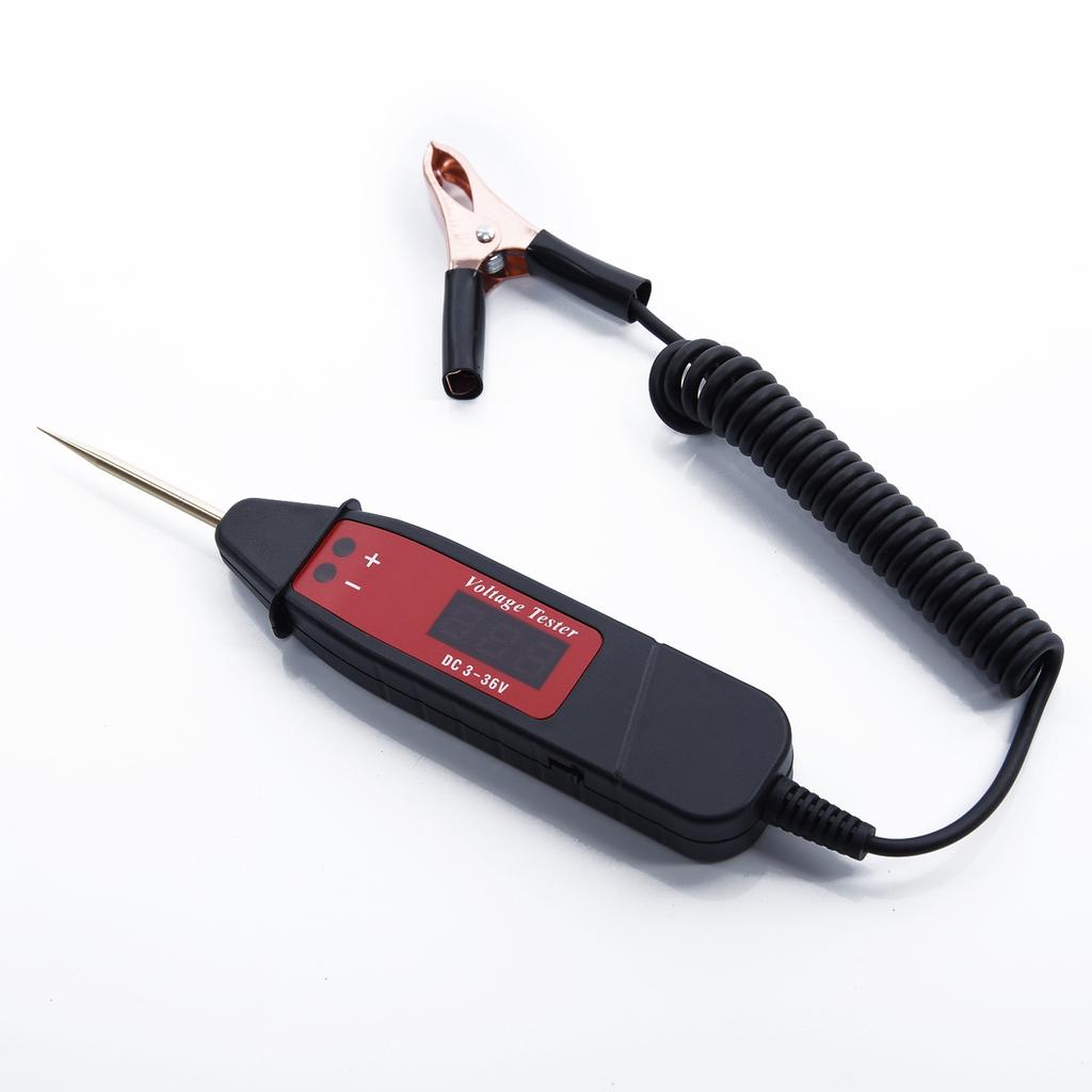 Test Pen Probe Detector Tester LED-Light  1.65M Car Digital LCD Electric Voltage