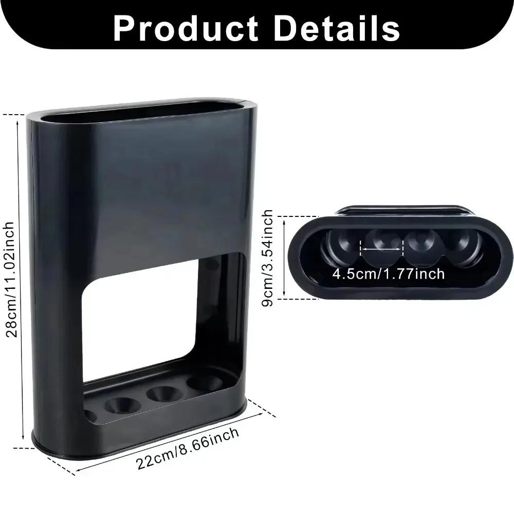 Umbrella Storage Rack Creative Umbrella Organizer Stand with Non-Slip Soft Cushion Drip Tray  Solid Color Rain Cover Organizer