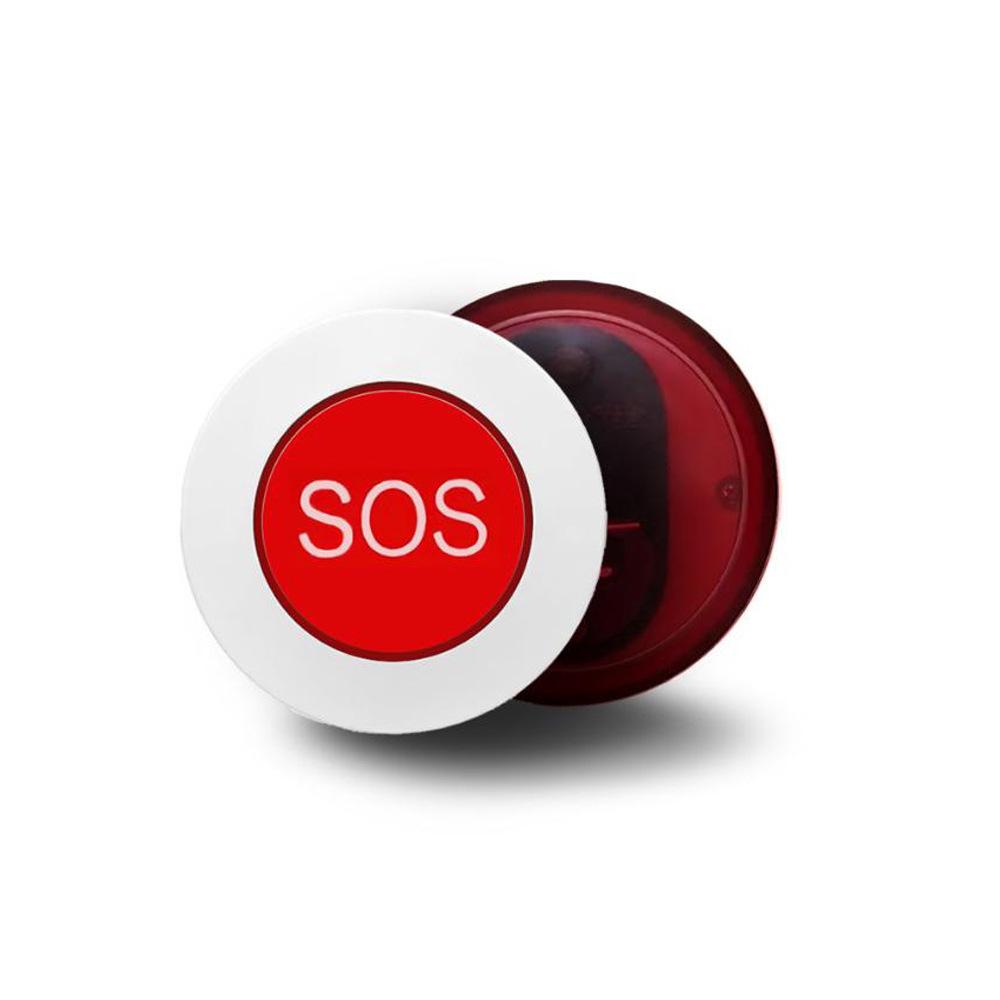 Emergency Wireless Help Button: Accessible One-Button Bathroom Alarm 433M
