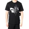 Męska koszulka z okrągłym dekoltem Air Jordan Wings z odwróconym logo Czarna AO0602-011