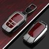 Zinc Alloy Key Fob Cover for Toyota Venza/C-HR/Levin GT/Avalon/Land Cruiser Prado/Wildlander, KeyCase Shell with Keychain