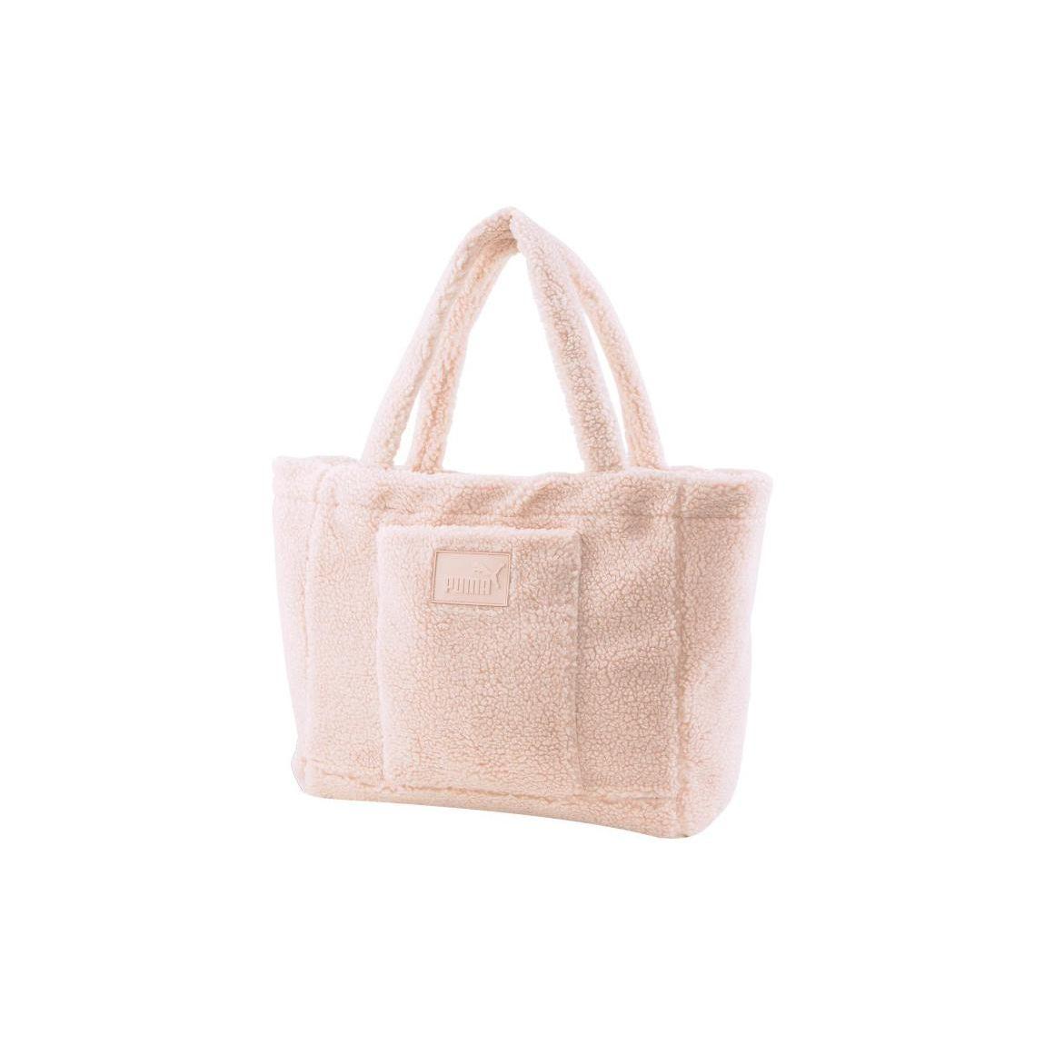 

Puma Solid Color Fashion Brand Logo Decor Fabric Plush Shoulder Bag Women bags Rose-Pink 079163-02 Rose Pink