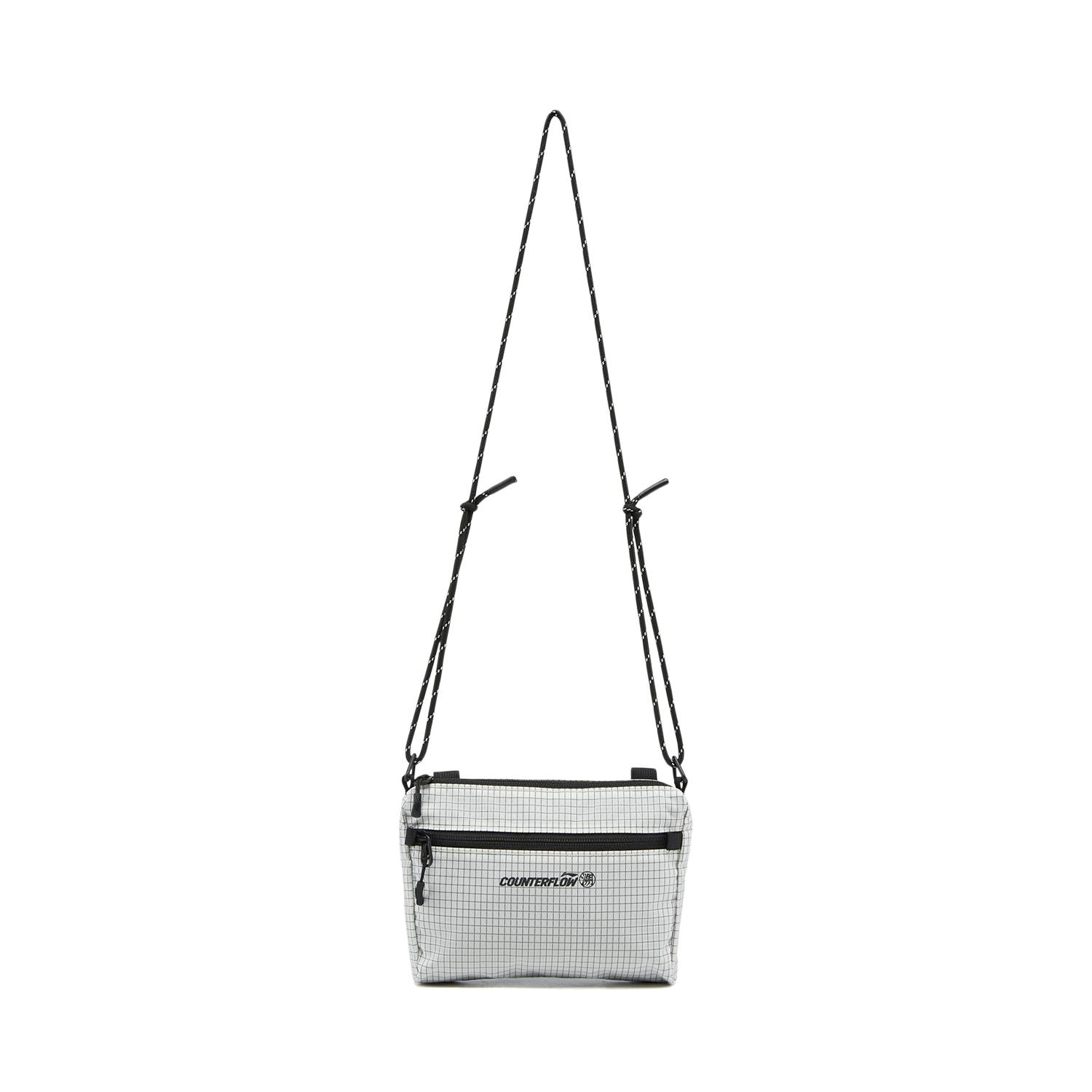 Li Ning Outdoor CF Tracing Nylon Shoulder Bag, Crossbody Bag Unisex Ivory ABDW201-2