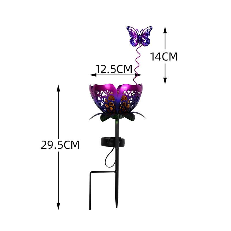 Decorative Iron Art Solar Garden Light