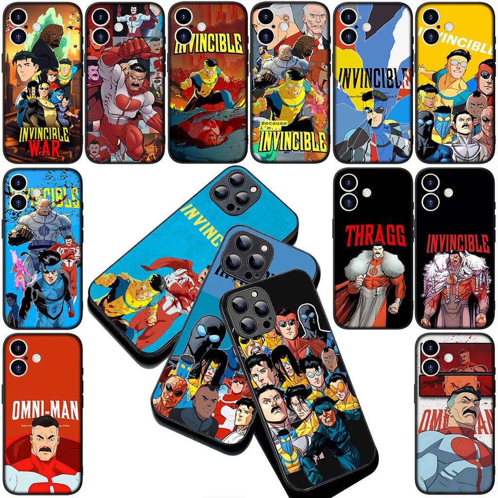 Omnis I-Invincibles Man Silicone Cover for Samsung Galaxy S25 S24 S23 FE Ultra Plus S7 Edge S25+ S24+ A56 5G + Coque Phone Case