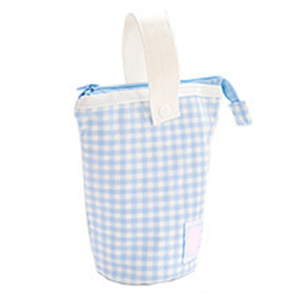 Foldable Standing Pencil Pouch Gorgeous High Capacity  Stationery Case for Office School Home