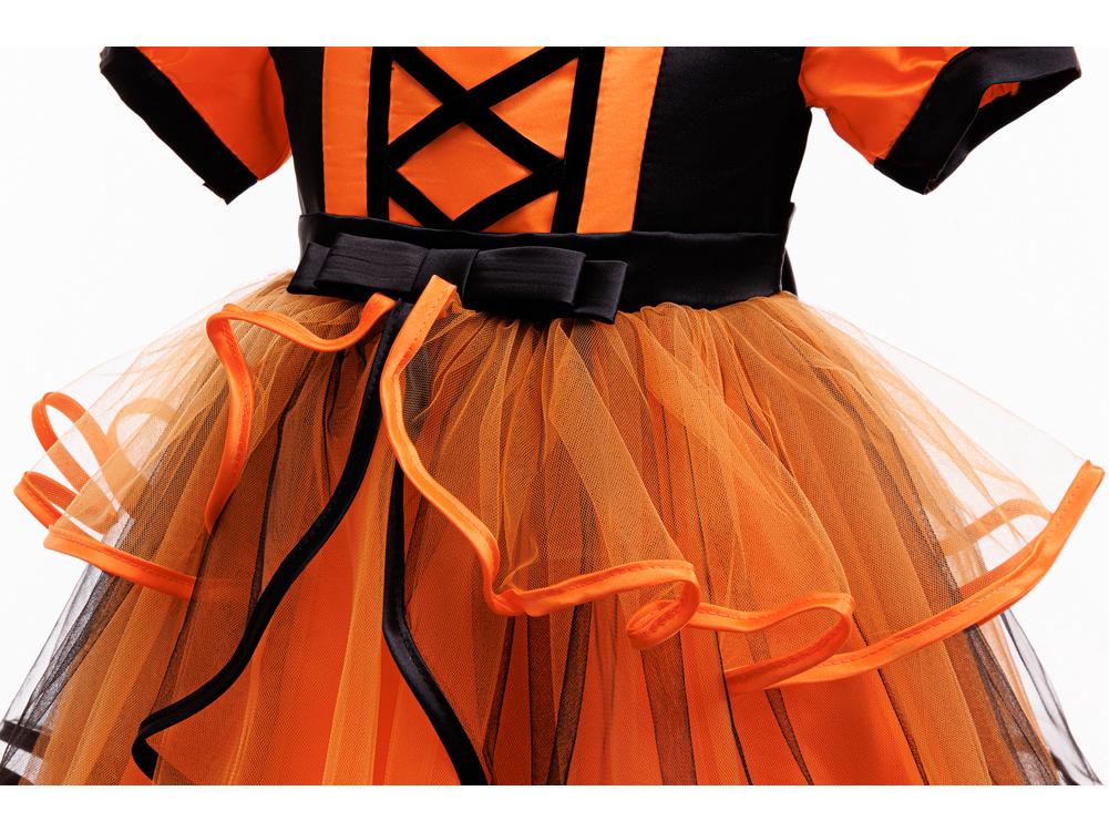 European & American Vampire Witch Cosplay Dress for Kids - Halloween Series