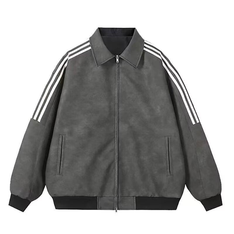 

Осень-зима 2025 года хулиганская красивая куртка мужская ins хай-стрит прилив бренд Гонконгский стиль японский стиль Харадзюку корейская версия 3XL