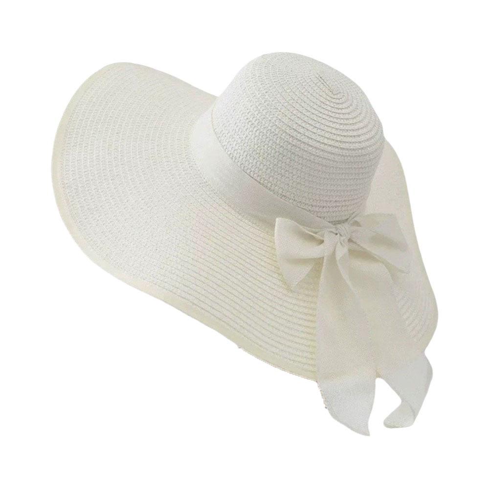 Wide Brim Straw Sun Hat Oversize Sun Protection Hat Foldable Weave Sun Cap  Summer
