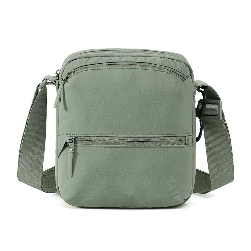 Men's Crossbody Bag Multi-compartment Shoulder Bag Lightweight Commuter Small Square Bag