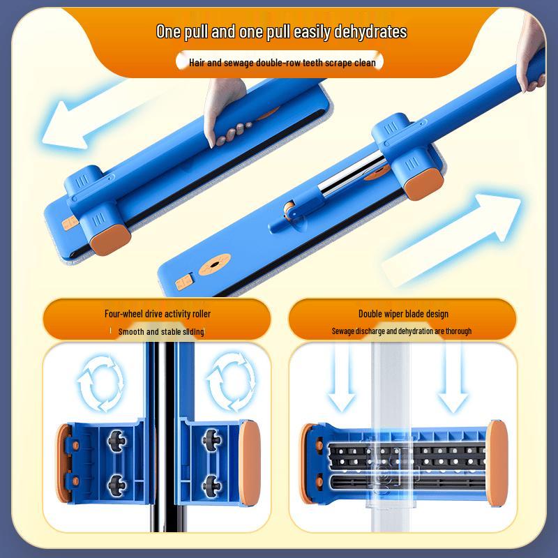 Sabang 42cm Hands-Free Flat Mop System