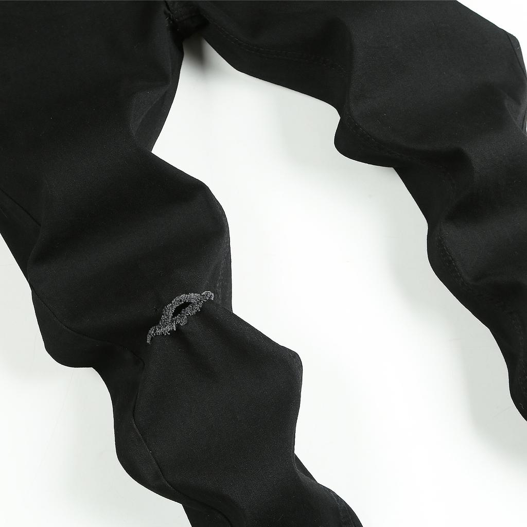 Pánské Stretch Skinny Jeans Pánské roztrhané džíny