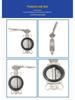 304 Stainless Steel Double Clip Butterfly Valve with EPDM Soft Seal