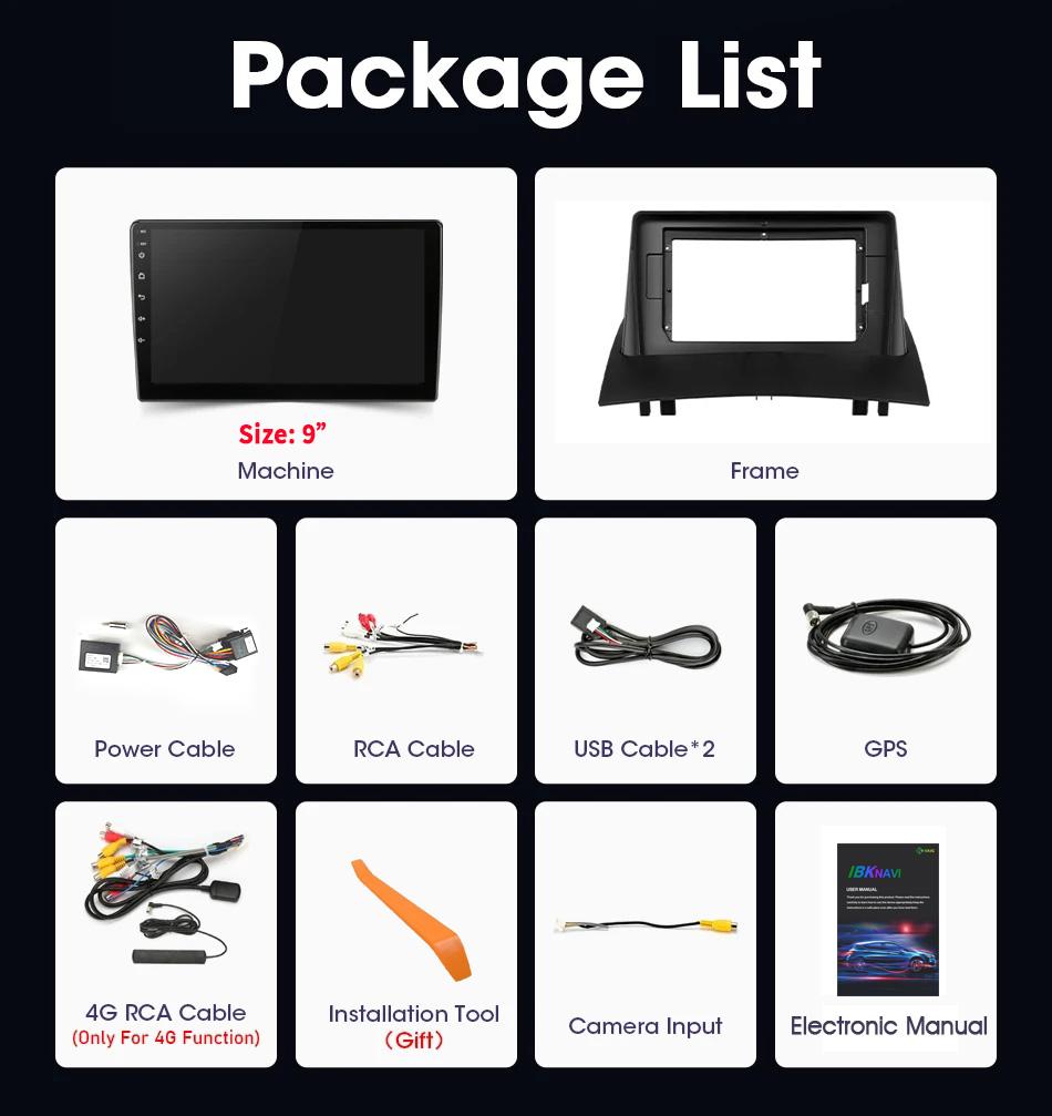 Android 13 For Renault Megane 2 2002-2009 Car Auto Radio Stereo Multimedia Navigation GPS Wireless 2 Din Carplay Screen