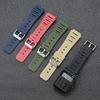 For Casio Watch CA-53W CA-61W FT-100W W-520U Watchband Resin Strap Convex Waterproof Bracelet Men Wristband With Tool Accessory